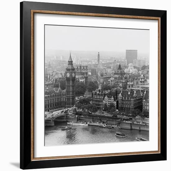 City Of Westminster From The South Bank Of The Thames, 1963-Henry Grant-Framed Giclee Print