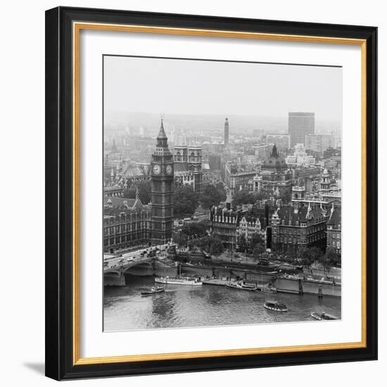 City Of Westminster From The South Bank Of The Thames, 1963-Henry Grant-Framed Giclee Print