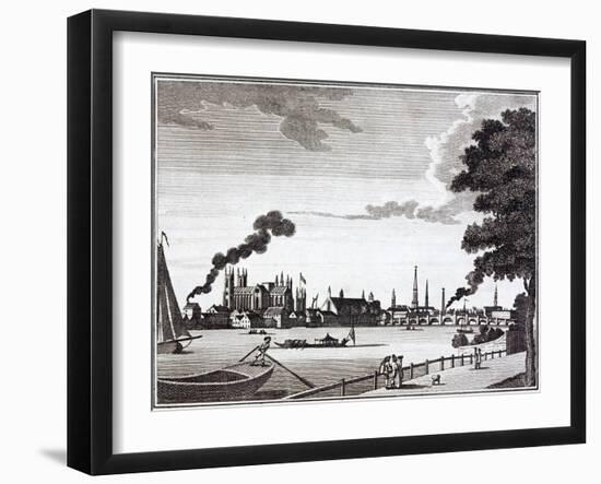 City of Westminster from the Surrey Bank of the Thames-null-Framed Giclee Print