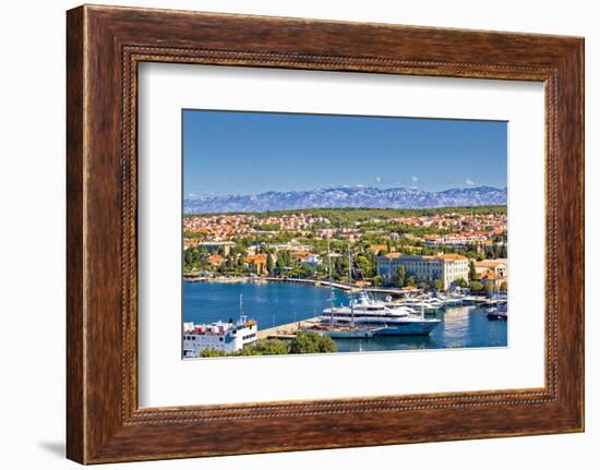 City of Zadar Harbor and Velebit Mountain-xbrchx-Framed Photographic Print
