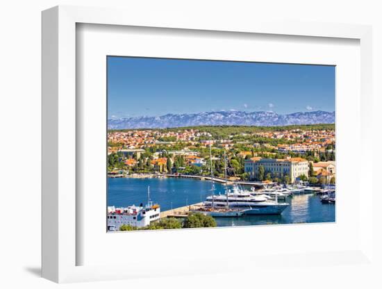 City of Zadar Harbor and Velebit Mountain-xbrchx-Framed Photographic Print