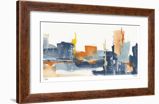 City Orange II-Chris Paschke-Framed Limited Edition