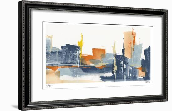 City Orange II-Chris Paschke-Framed Limited Edition