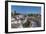 City overview with Wall and Medieval Castle in the background, Obidos, Portugal, Europe-Richard Maschmeyer-Framed Photographic Print