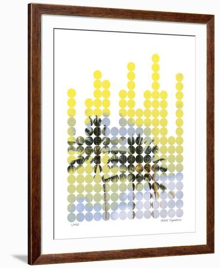 City Palms I-Mj Lew-Framed Giclee Print