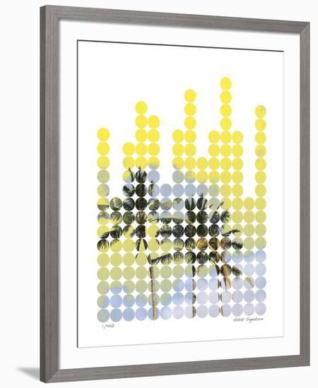 City Palms I-Mj Lew-Framed Giclee Print