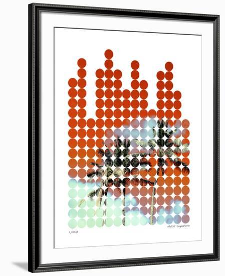 City Palms II-Mj Lew-Framed Giclee Print