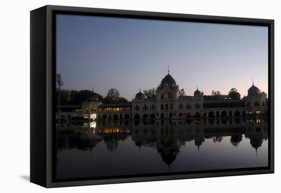 City Park Ice Rink, Budapest, Hungary, Europe-Oliviero Olivieri-Framed Premier Image Canvas