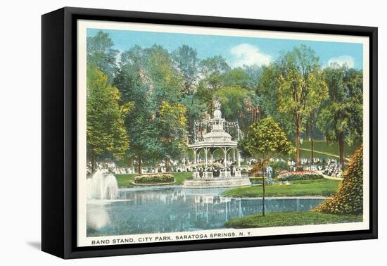 City Park, Saratoga Springs, New York-null-Framed Stretched Canvas