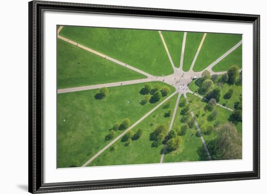 City Park View-Jason Hawkes-Framed Giclee Print