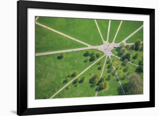 City Park View-Jason Hawkes-Framed Giclee Print