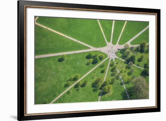 City Park View-Jason Hawkes-Framed Giclee Print