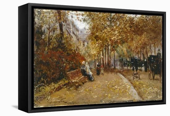 City Park-Pietro Scoppetta-Framed Premier Image Canvas