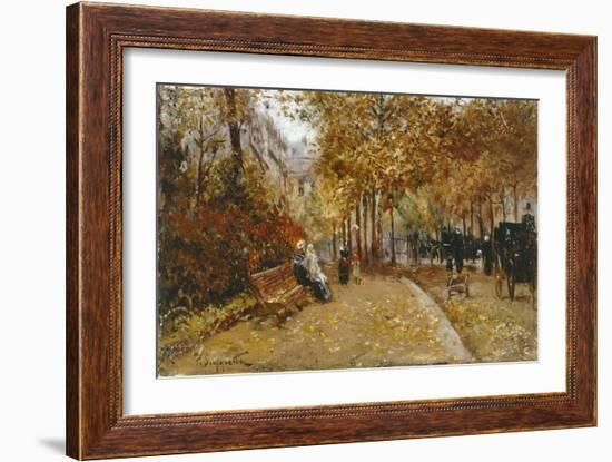 City Park-Pietro Scoppetta-Framed Giclee Print