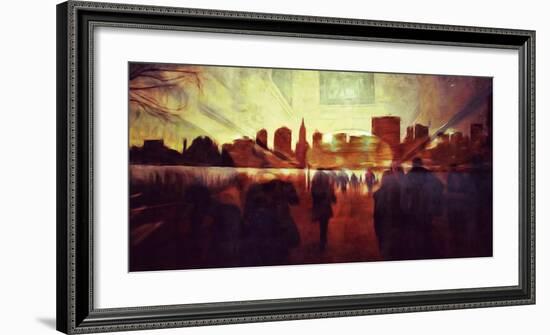 City Perspective I-Jean-François Dupuis-Framed Art Print