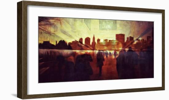 City Perspective I-Jean-François Dupuis-Framed Art Print