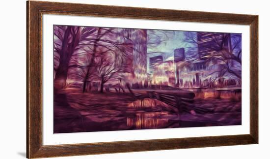 City Perspective II-Jean-François Dupuis-Framed Art Print