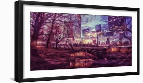 City Perspective II-Jean-François Dupuis-Framed Art Print