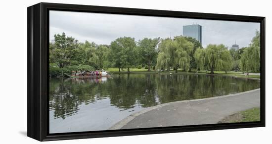 City public garden, Boston, Massachusetts, USA-Panoramic Images-Framed Premier Image Canvas