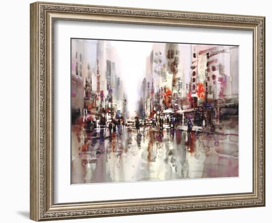 City Rain 1-Brent Heighton-Framed Art Print