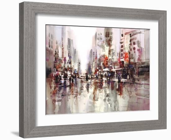 City Rain 1-Brent Heighton-Framed Art Print