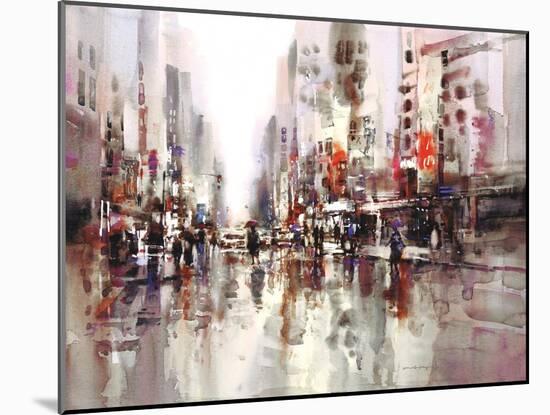 City Rain 1-Brent Heighton-Mounted Art Print