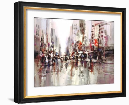 City Rain 1-Brent Heighton-Framed Art Print