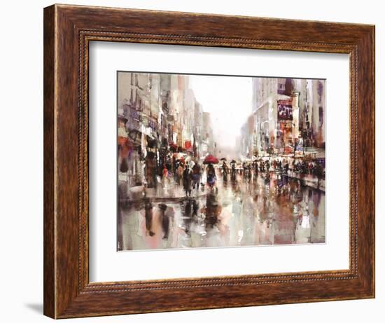 City Rain 2-Brent Heighton-Framed Art Print