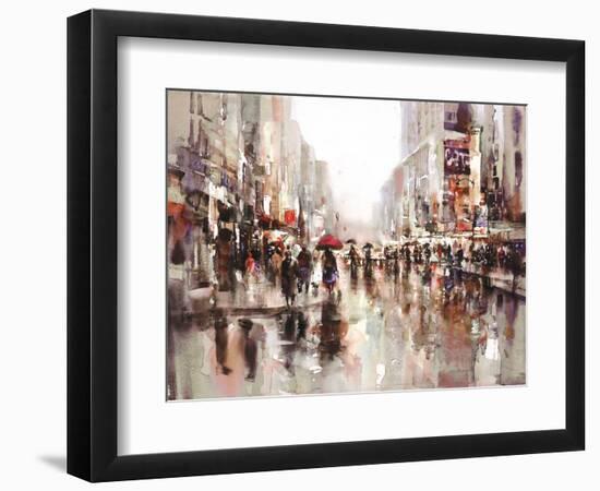 City Rain 2-Brent Heighton-Framed Art Print