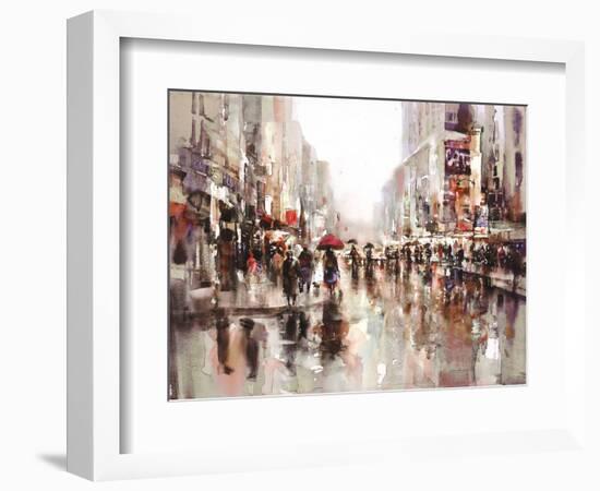 City Rain 2-Brent Heighton-Framed Art Print