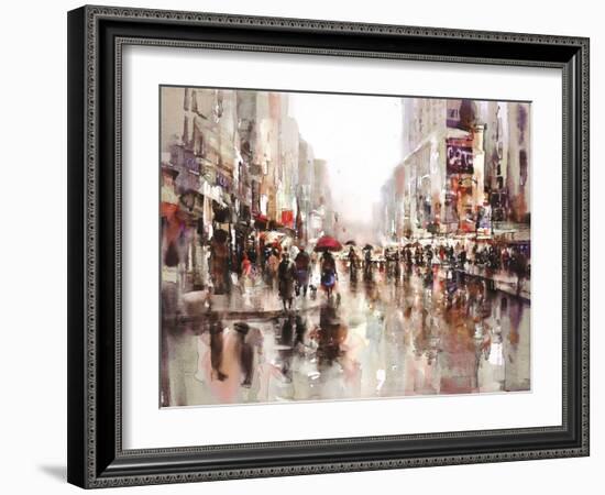 City Rain 2-Brent Heighton-Framed Art Print