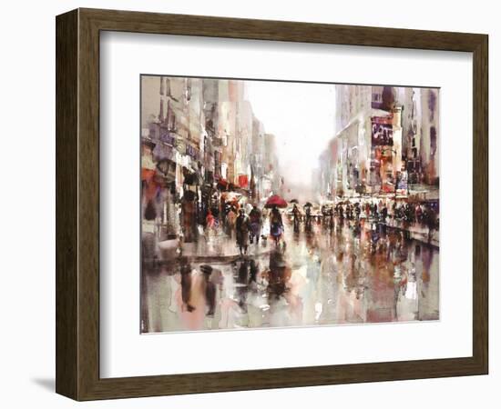 City Rain 2-Brent Heighton-Framed Premium Giclee Print