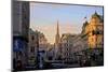 City Scene with St. Stephen's Cathedral in Background, Vienna, Austria, Europe-Neil Farrin-Mounted Photographic Print