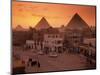 City Scenic with Pyramids, Giza Plateau, Egypt-Kenneth Garrett-Mounted Photographic Print