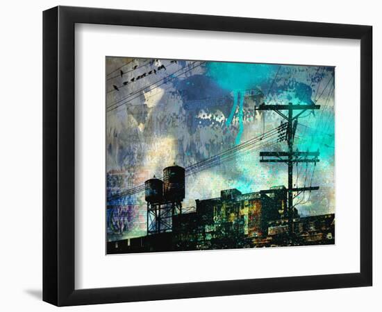 City Scrim B-GI ArtLab-Framed Giclee Print