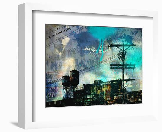 City Scrim B-GI ArtLab-Framed Giclee Print