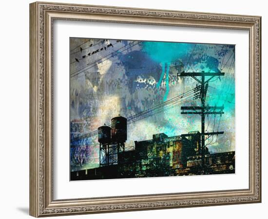 City Scrim B-GI ArtLab-Framed Giclee Print