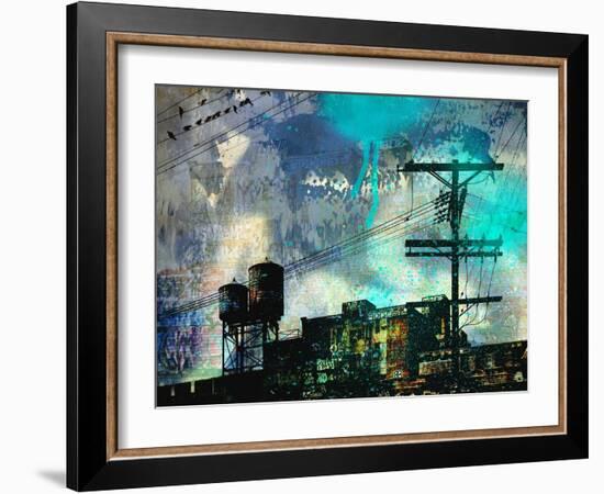 City Scrim B-GI ArtLab-Framed Giclee Print