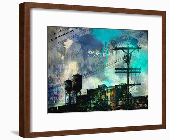 City Scrim B-GI ArtLab-Framed Premium Giclee Print