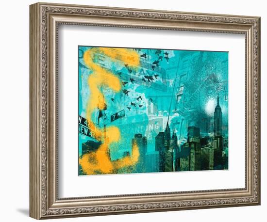 City Scrim C-GI ArtLab-Framed Giclee Print