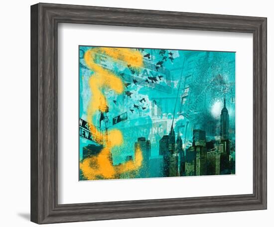 City Scrim C-GI ArtLab-Framed Giclee Print