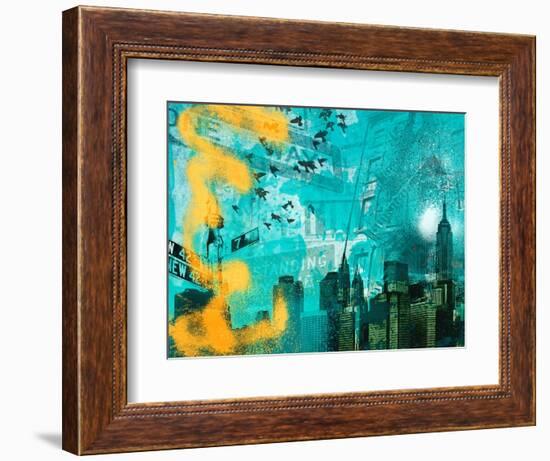 City Scrim C-GI ArtLab-Framed Giclee Print