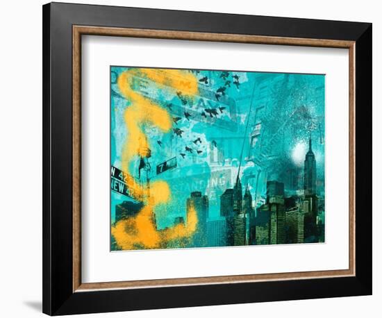 City Scrim C-GI ArtLab-Framed Giclee Print