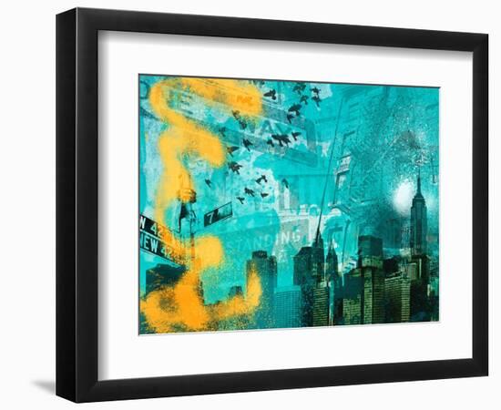 City Scrim C-GI ArtLab-Framed Giclee Print