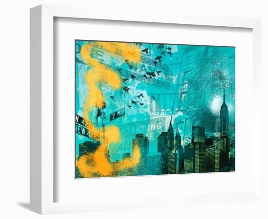 City Scrim C-GI ArtLab-Framed Giclee Print