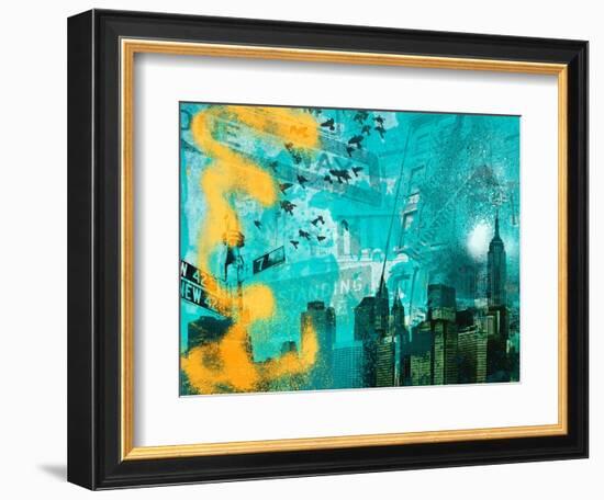 City Scrim C-GI ArtLab-Framed Giclee Print