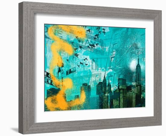 City Scrim C-GI ArtLab-Framed Giclee Print