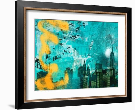 City Scrim C-GI ArtLab-Framed Giclee Print