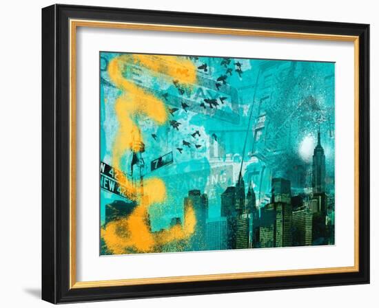 City Scrim C-GI ArtLab-Framed Giclee Print