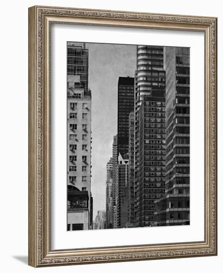 City Segment - Noir-Pete Kelly-Framed Giclee Print